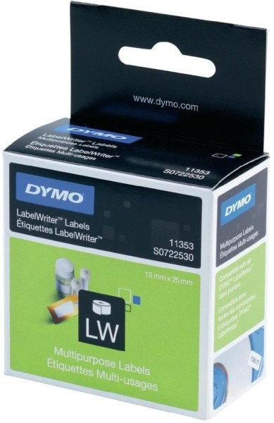 Etykieta Dymo 11353 25x13 mm białe s0722530