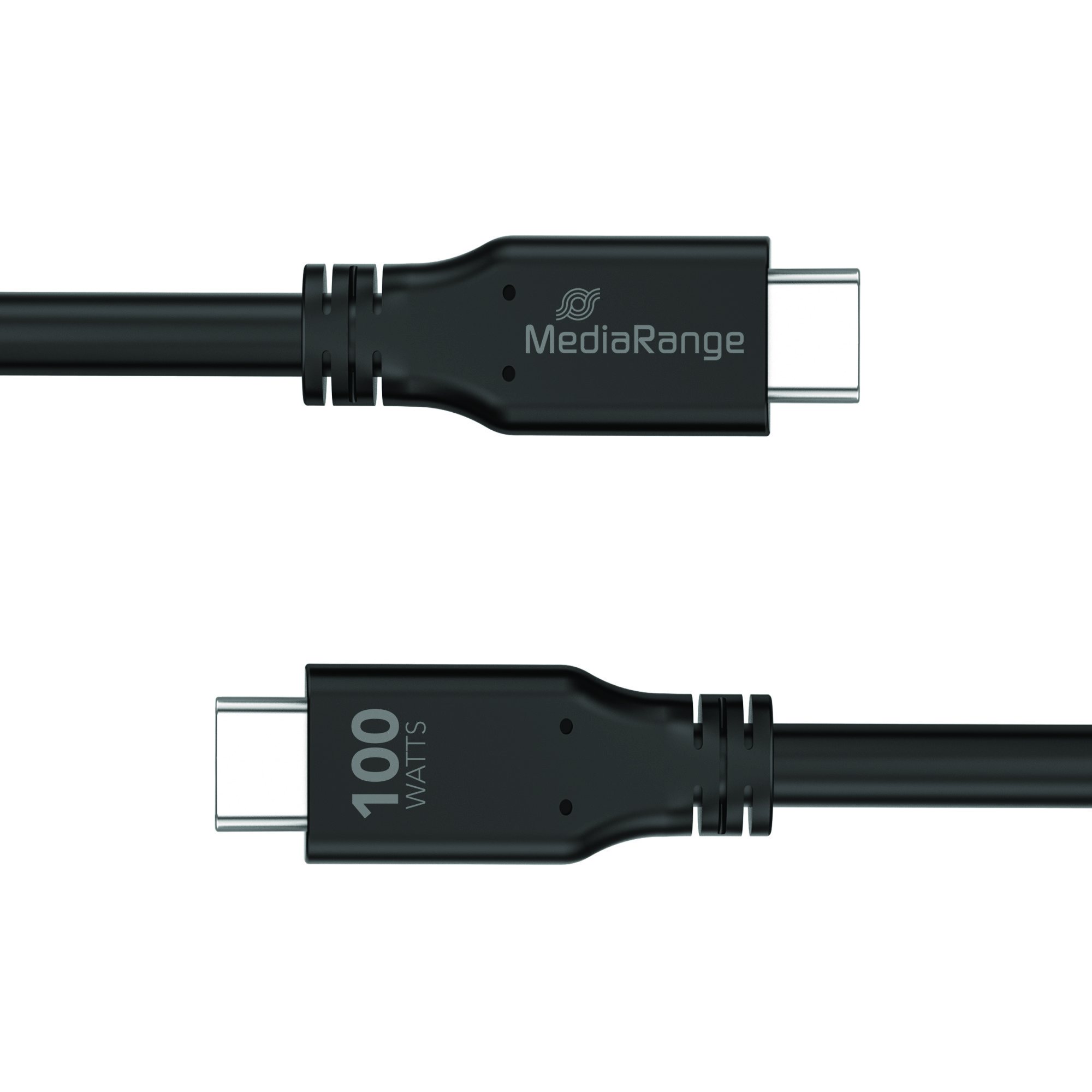 Kabel USB-C MEDIARANGE, 100W max, USB 3.2, 3m, czarny"7" gn250-b
