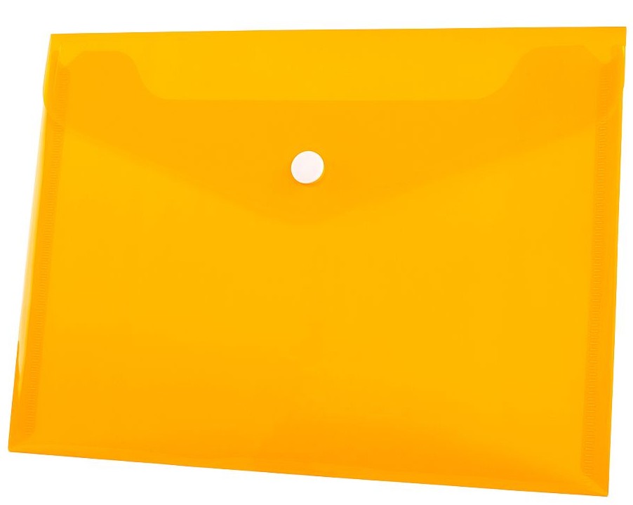 Koperta pp na zatrzask A5 pomarańczowa Tetis | eazbiuro.pl | Sprawdź ofertę!