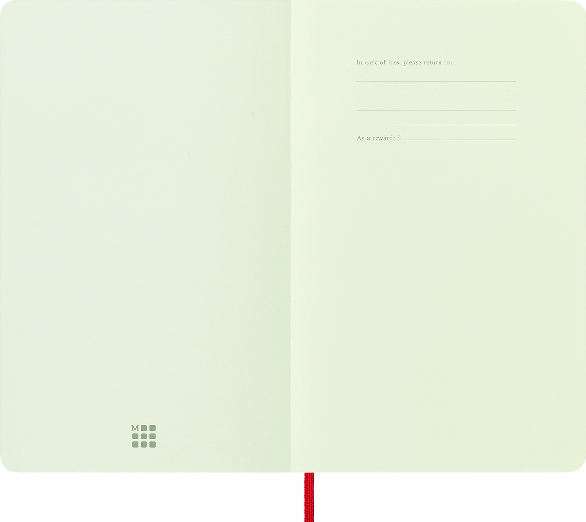 Notes Moleskine classic l, 13x21cm, w kratkę, miękka oprawa, 192 strony, czerwony Notes Moleskine classic l, 13x21cm, w kratkę, miękka oprawa, 192 strony, czerwony