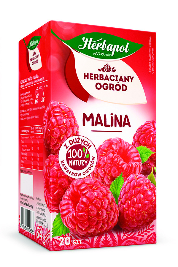 Herbata owocowa Herbapol 20 torebek malina Herbata owocowa Herbapol 20 torebek malina