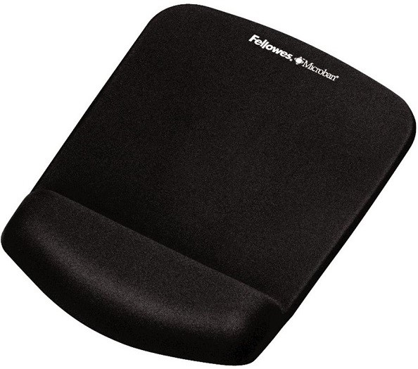 Podkładka pod mysz i nadgarstek plushtouch microban czarna