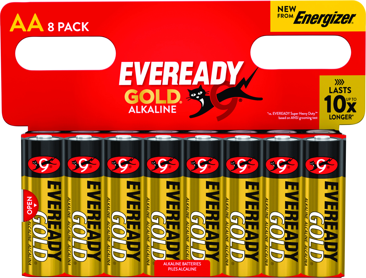 Bateria EVEREADY GOLD from ENERGIZER, AA, LR6, 1,5V, DHP8 EU, 8 szt.