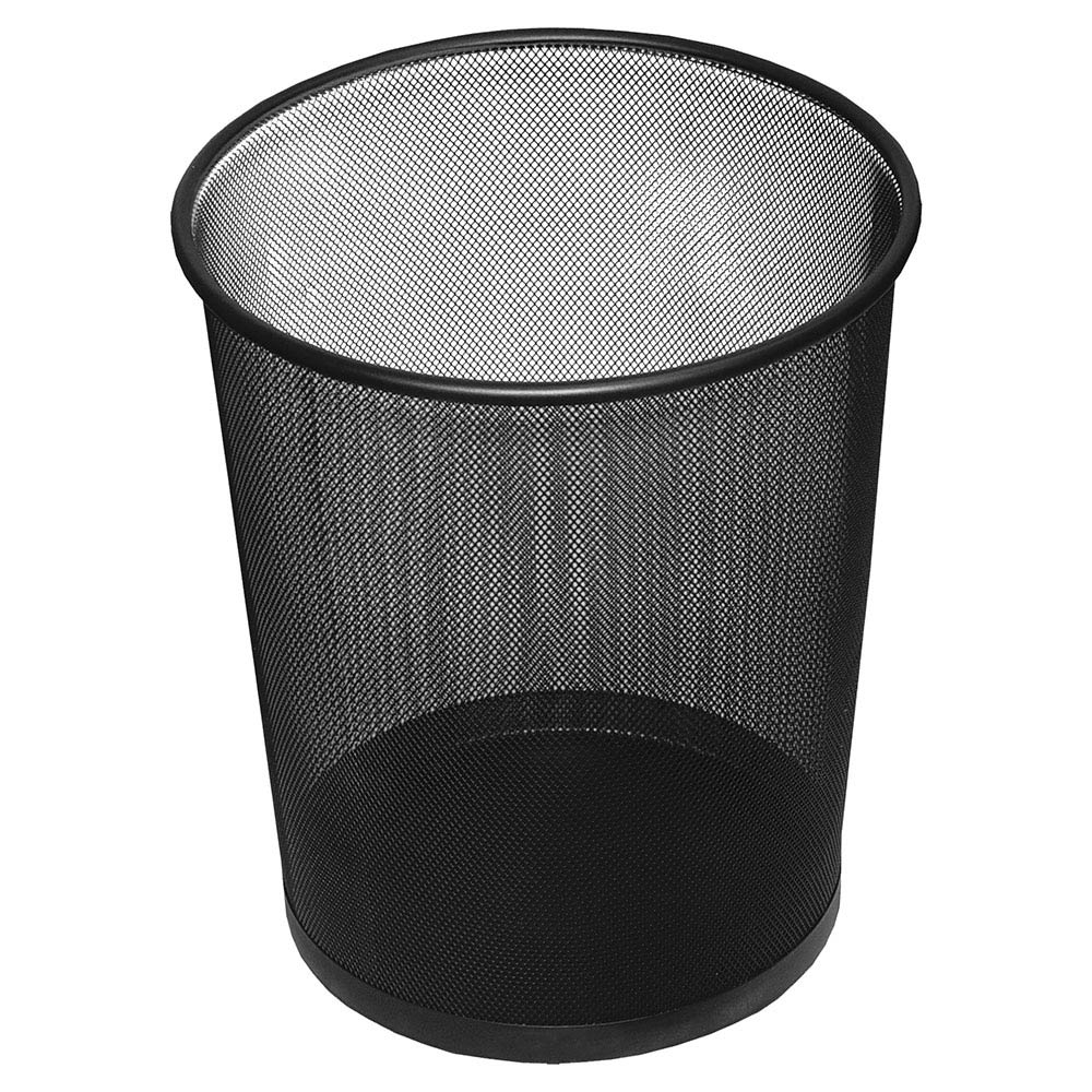 Kosz na śmieci siatka czarny 12 l | eazbiuro.pl | Weź najlepsze!