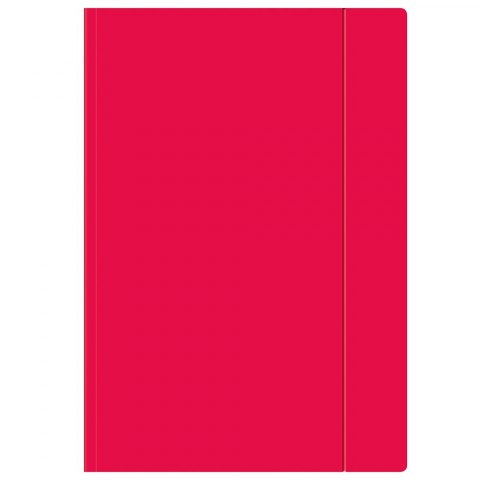 Teczka fluo z gumką malinowa A4+ interdruk | eazbiuro.pl | Zamów natychmiast!