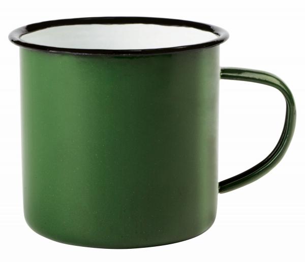 Kubek emaliowany retro cup zielony 350 ml z grawerem
