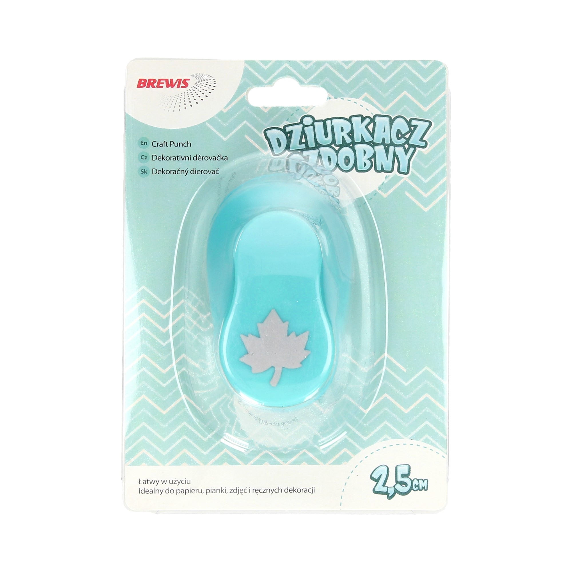 Dziurkacz ozdobny 2,5 cm liść do biura | eazbiuro.pl | Zamów teraz!