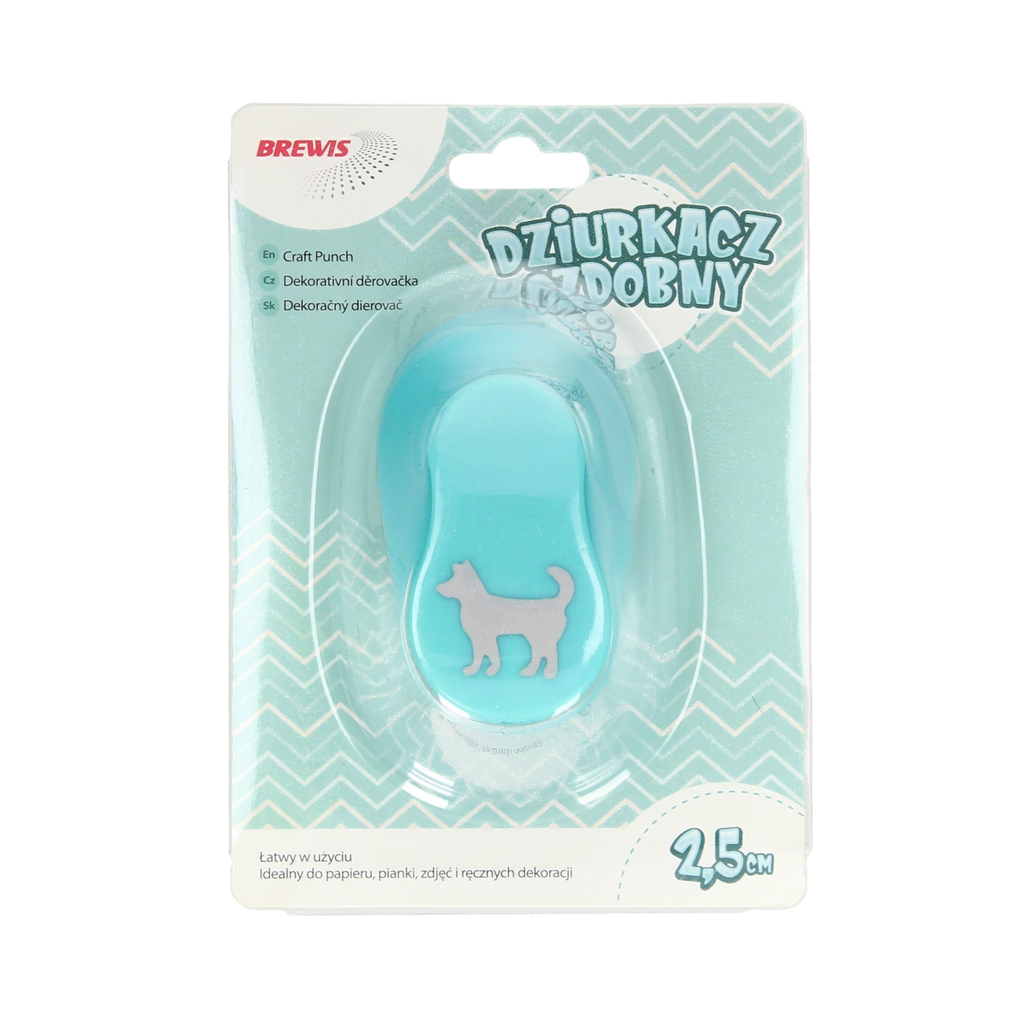 Dziurkacz ozdobny 2,5 cm pies do biura | eazbiuro.pl | Kup w promocji!