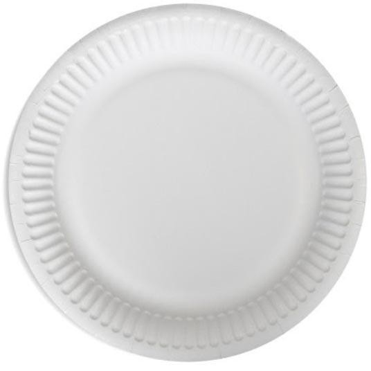 Tacka papierowa okrągła ekologiczna średnica 18cm, 100 sztuk