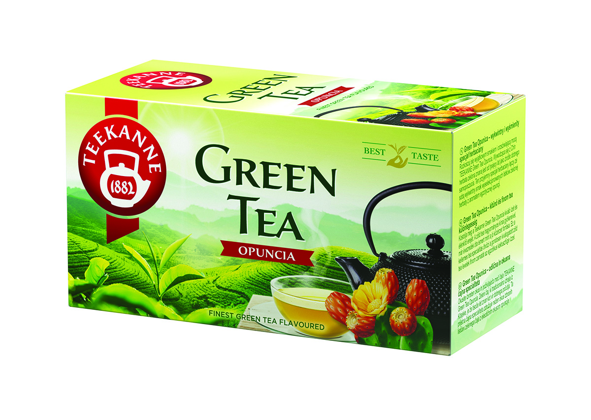 Herbata teekanne green tea, opuncja, 20 kopert