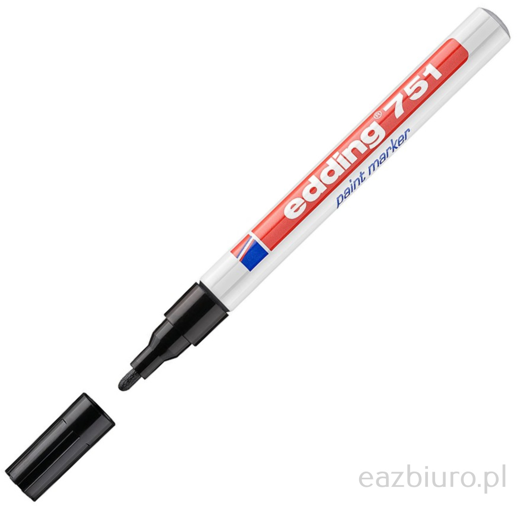 Marker olejowy Edding 751 sredni czarny