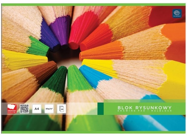 Blok rysunkowy A4 20k.