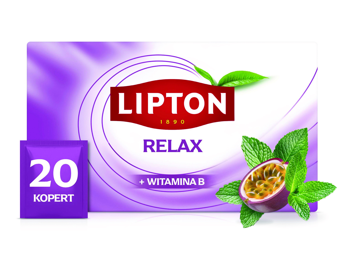 Herbata LIPTON Functional, ziołowa, relax, 20 kopert