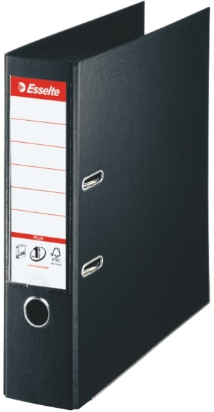 Segregator Esselte vivida plus, A4, A4 80 mm, czarny | eazbiuro.pl | Nie przegap!