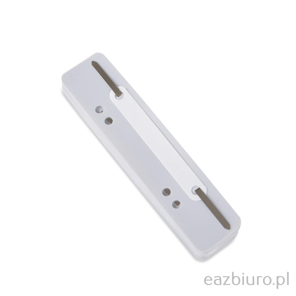 Wąsy skoroszytowe Donau, pp, z metalową blaszką, zestaw 25 sztuk, szare | eazbiuro.pl | Kup wygodnie!