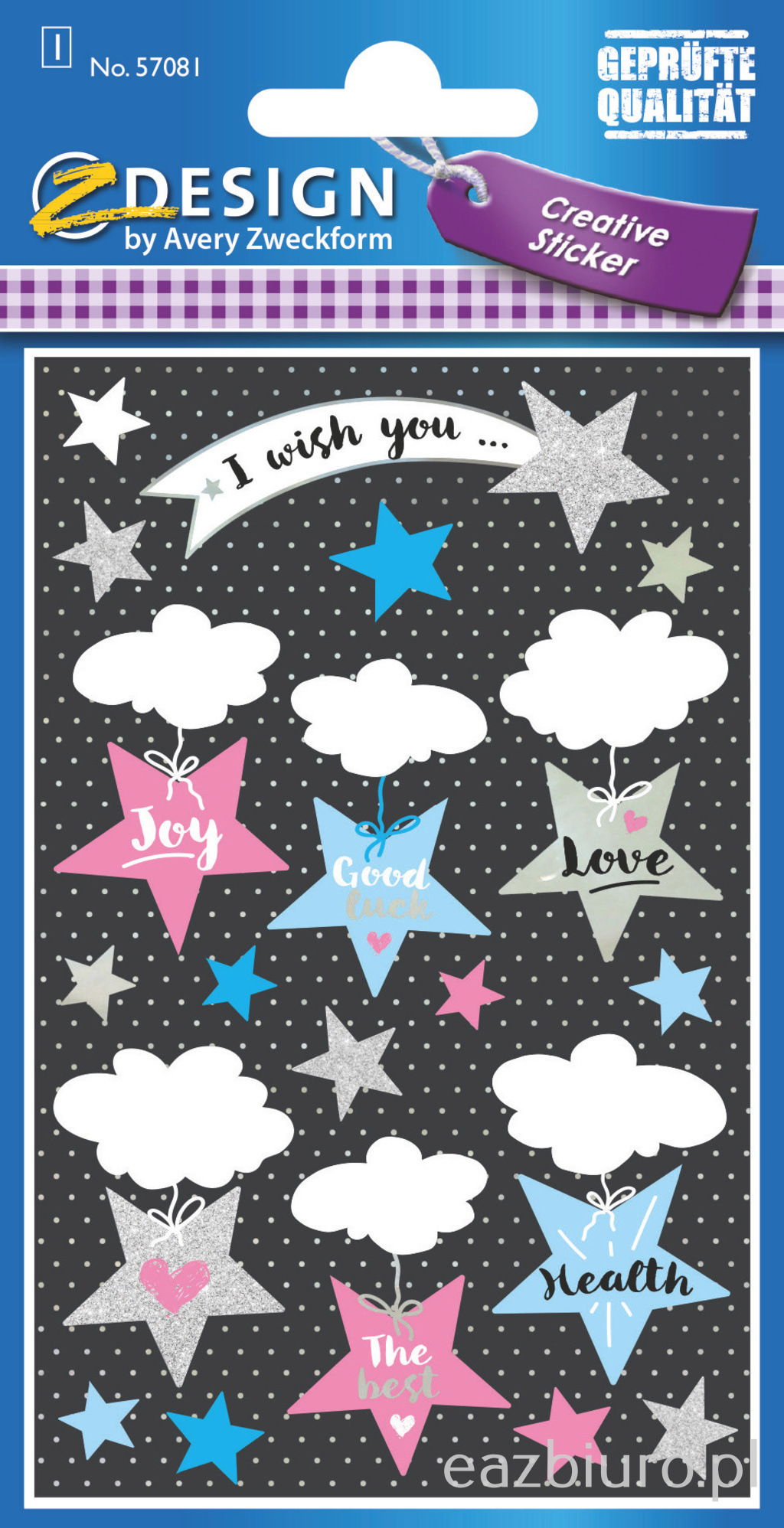 Naklejki papierowe - 'wish clouds avery z-design | eazbiuro.pl | Sprawdź cenę!