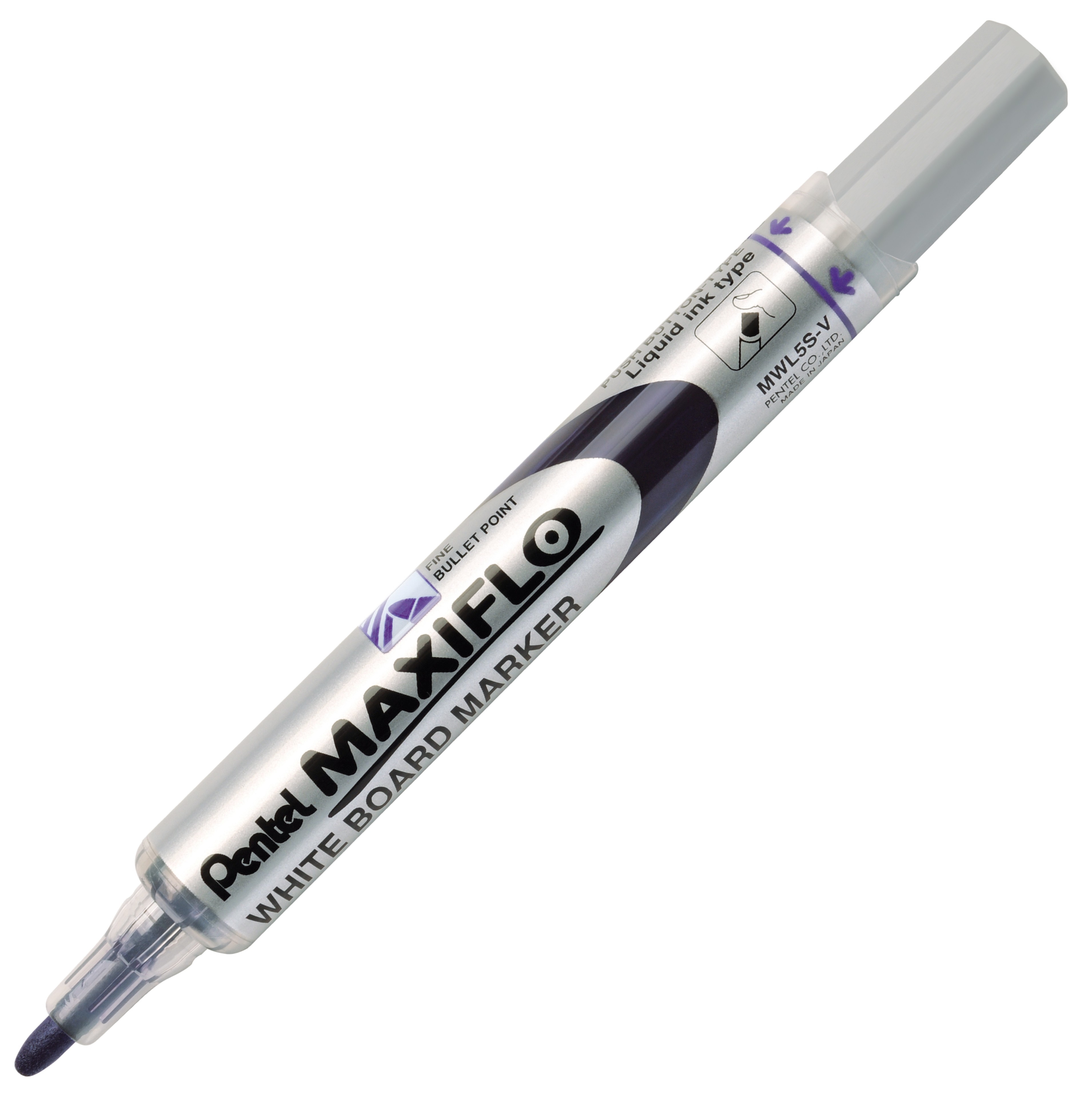 Marker do tablic suchościeralnych Pentel maxiflo mwl5s fioletowy | eazbiuro.pl | Kup bez wahania!