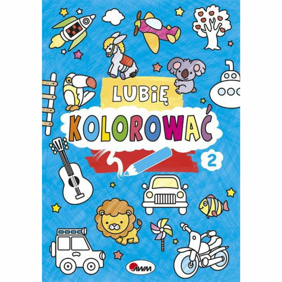 Lubię kolorować 2 – kolorowanka dla dzieci | Idealne na prezent Lubię kolorować 2 – kolorowanka dla dzieci | Idealne na prezent