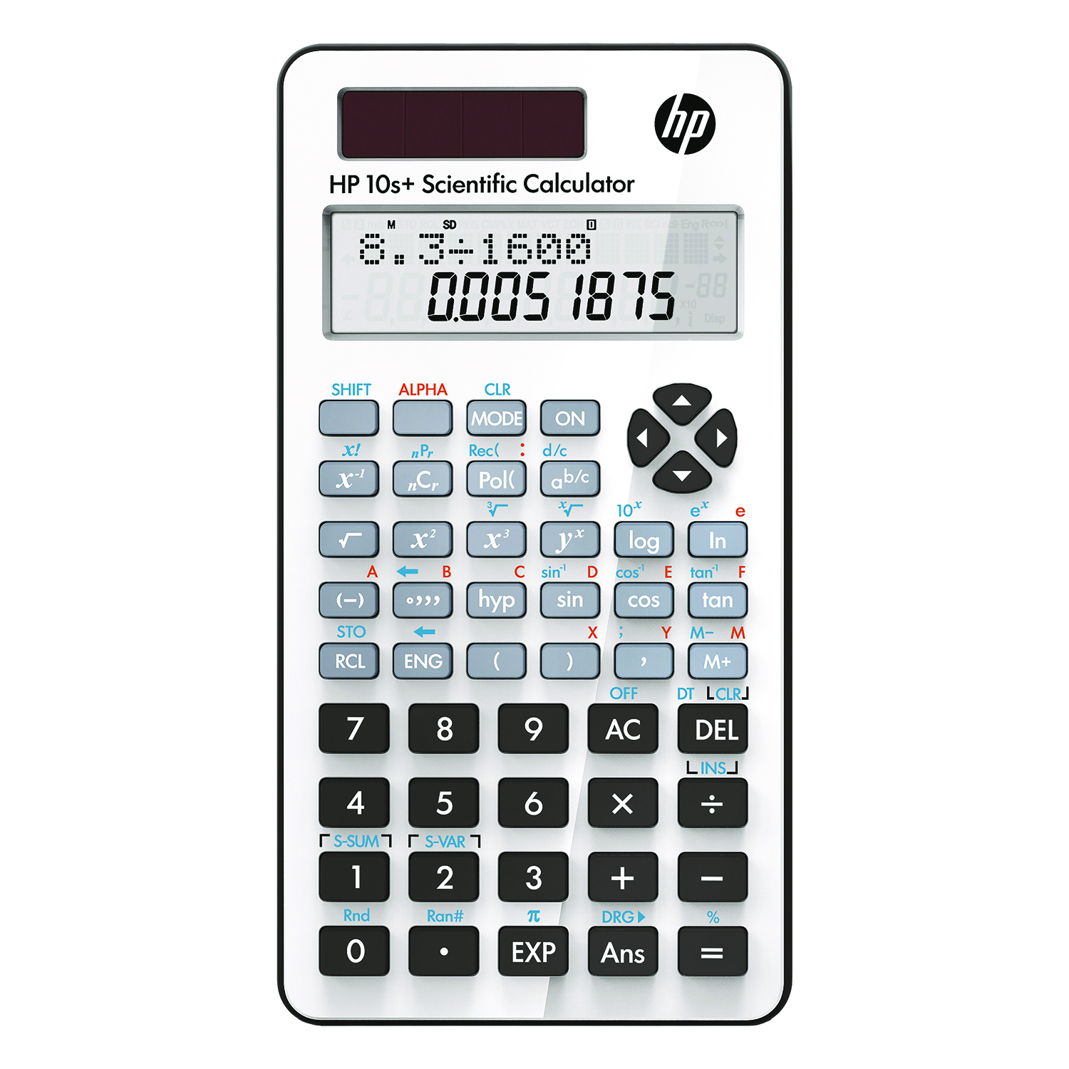Kalkulator naukowy HP-10SPLUS/INT BX, 240 funkcji, 147x77x24mm, biały Kalkulator naukowy HP-10SPLUS/INT BX, 240 funkcji, 147x77x24mm, biały