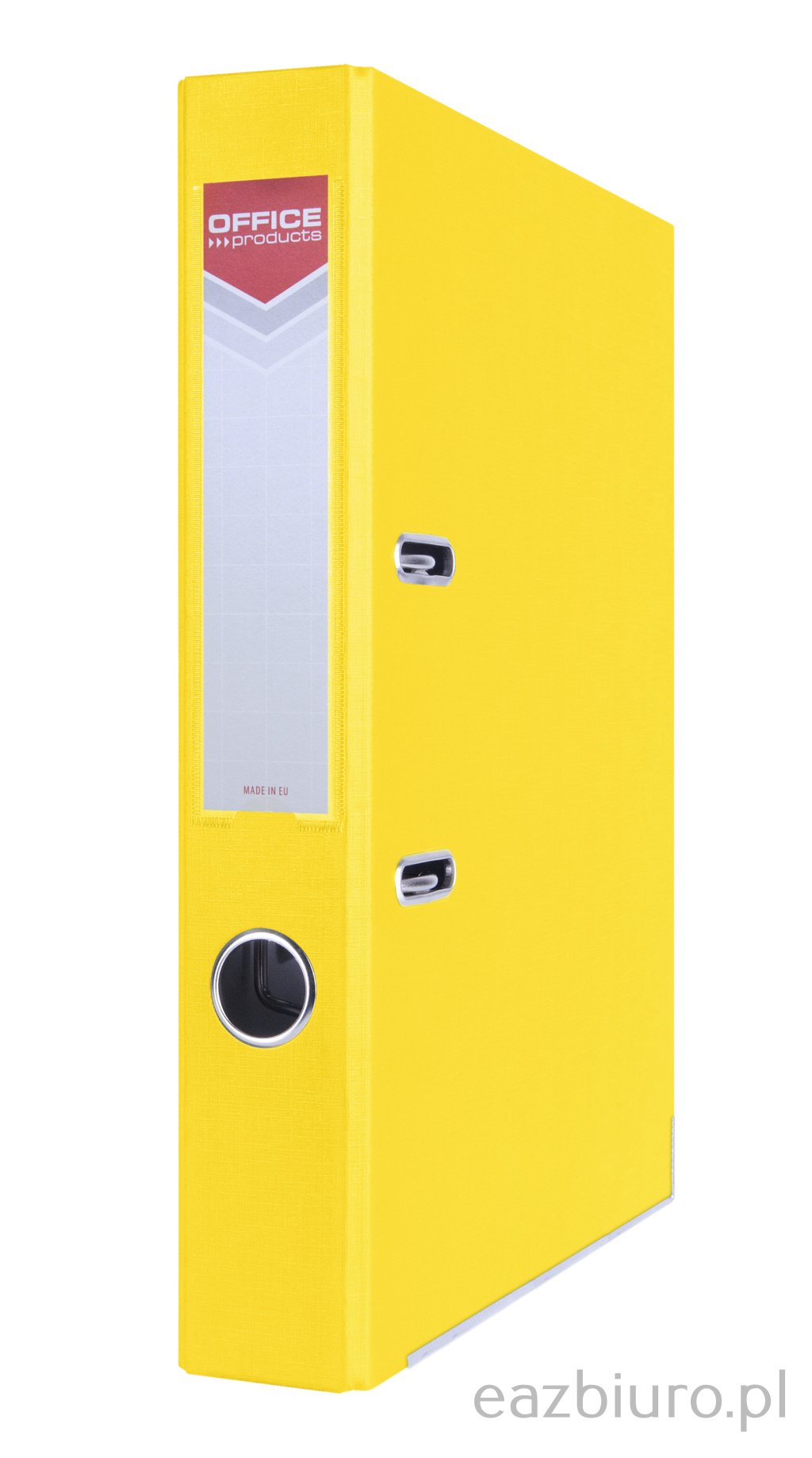 Segregator Office Products officer z szyną, pp, A4 55 mm, żółty | eazbiuro.pl | Kup bez wahania!