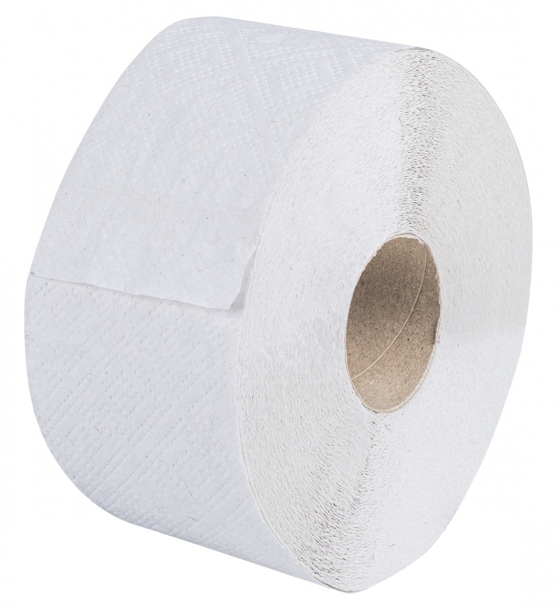 Papier toaletowy makulaturowy DONAU EXPERT Jumbo, 1-warstwowy, 750 listków, 12szt., biały