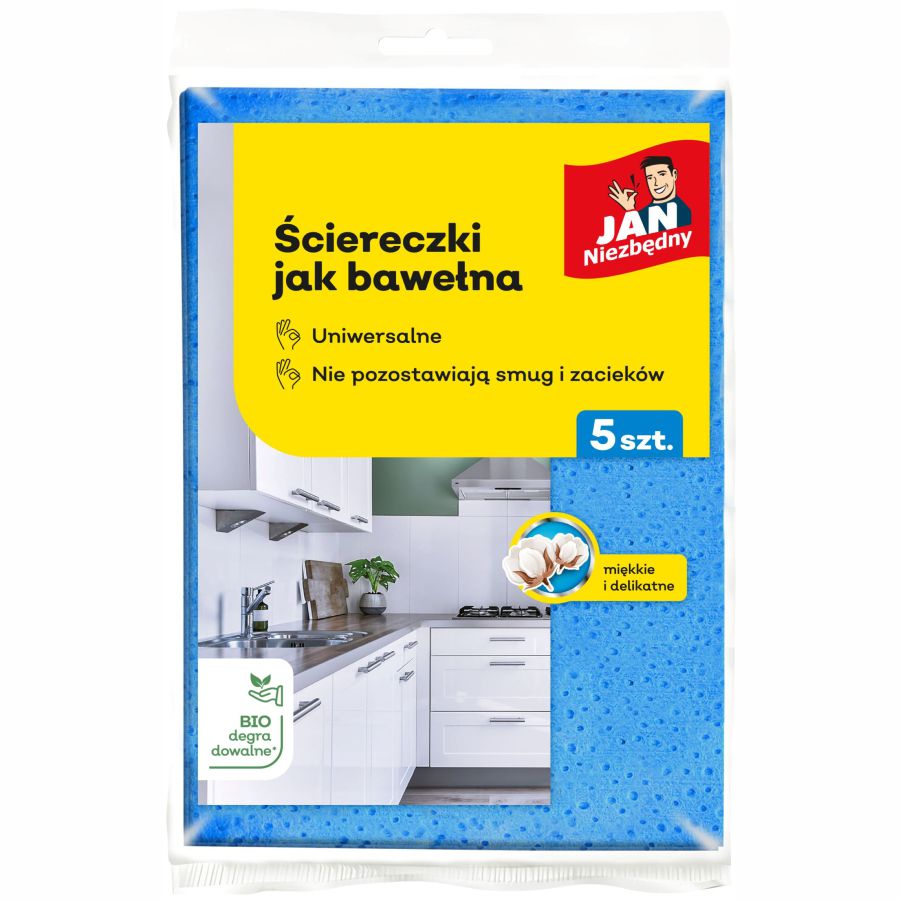 Ściereczki uniwersalne jak bawełna Jan Niezbędny 5 szt.