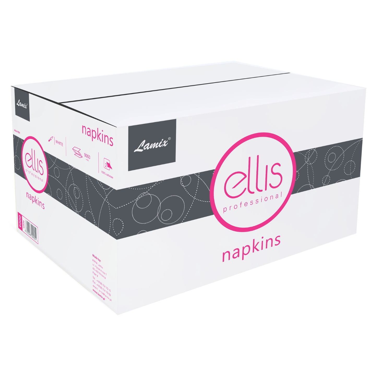 Serwetki białe ellis napkins 9000 szt.
