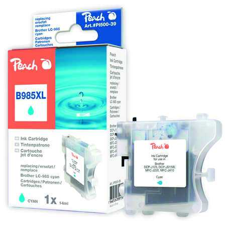 Tusz peach k Brother lc-985c (do dcpj 125), cyan Tusz peach k Brother lc-985c (do dcpj 125), cyan