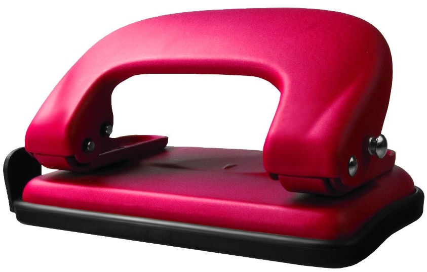 Dziurkacz Tetis gd008 czerwony metalowy