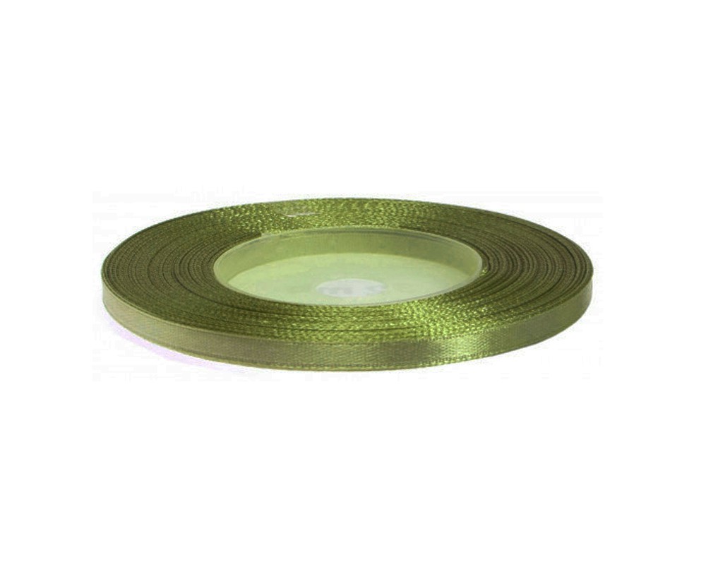 Wstążka Brewis satynowa 6 mm 32 m oliwkowy | eazbiuro.pl | Zamów rozsądnie!