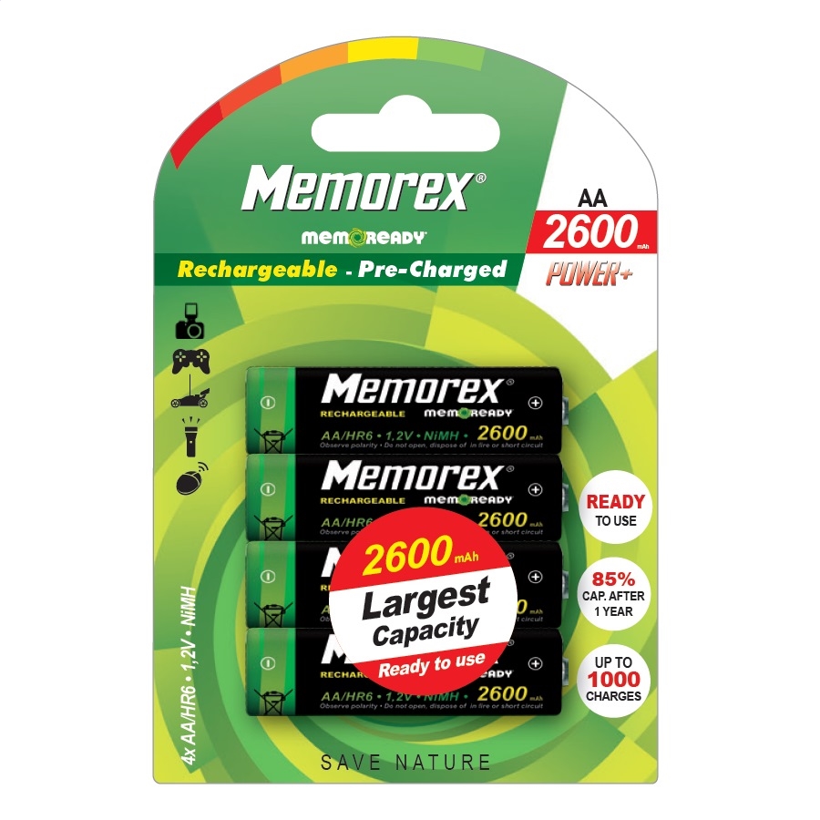Bateria - akumulatorki r6aa 2600mah 4 sztuk