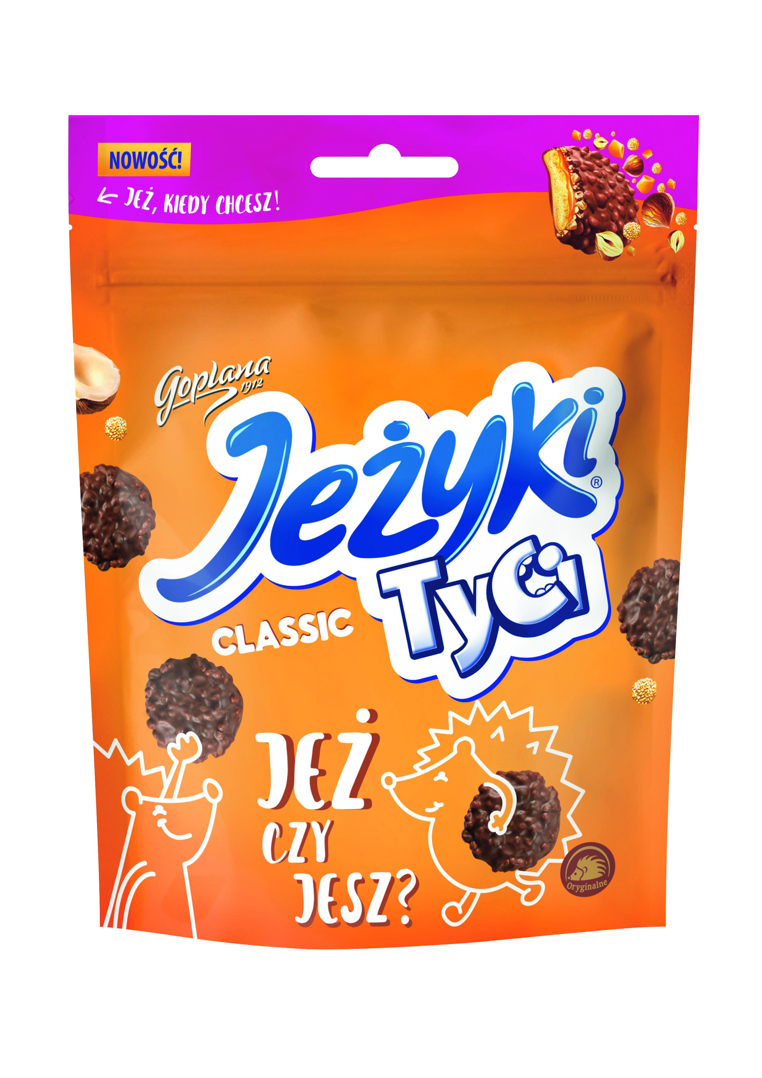 Pralinki jeżyki tyci, classic, 120g