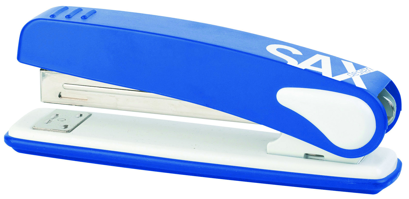 Zszywacz Saxdesign 249 paperbox, zszywa do 25 kartek, niebieski | eazbiuro.pl | Weź zanim zniknie!