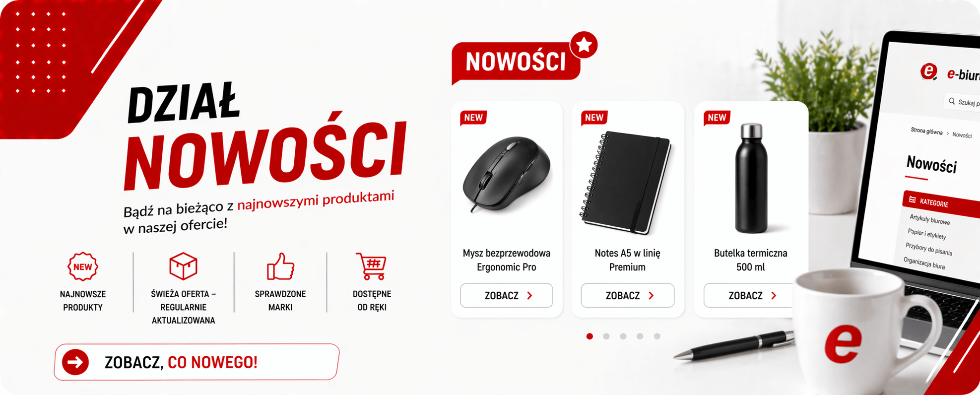 Najnowsze Produkty - Nowości w Azbiuro.pl