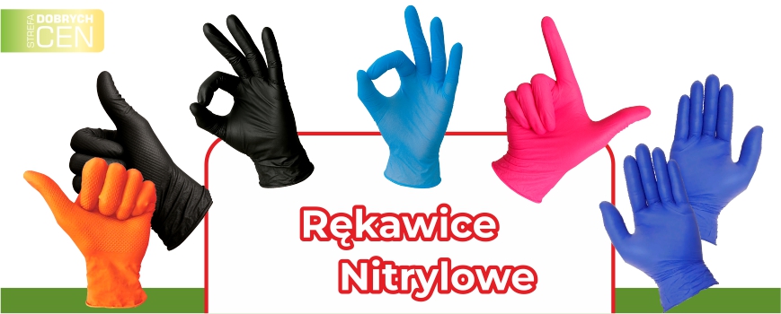 Rękawice nitrylowe