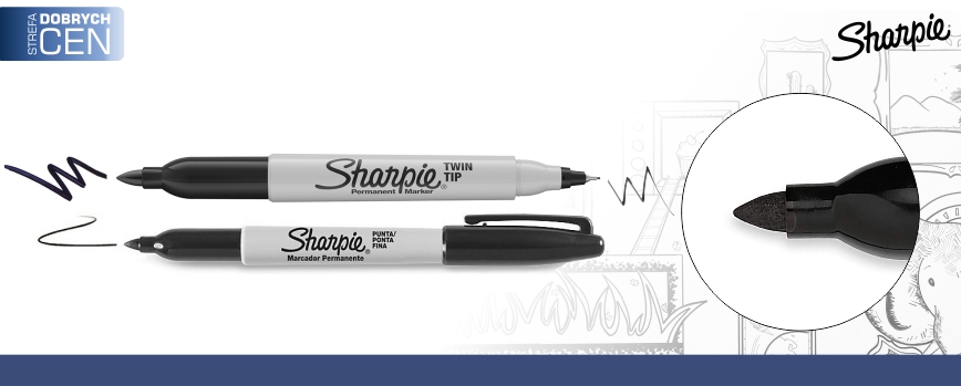 SHARPIE – markery permanentne i artykuły do pisania (dział)