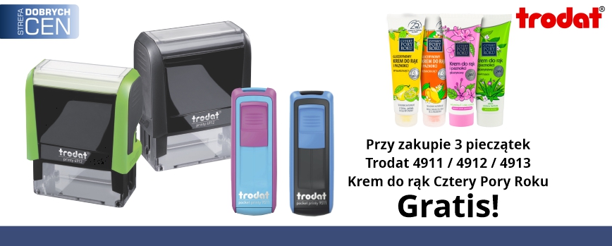 TRODAT – pieczątki, stemple i akcesoria biurowe (dział)