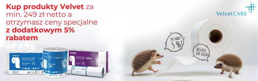 Gazetka promocyjna OSAA 03-04.2025 – artykuły higieniczne Velvet w super cenach