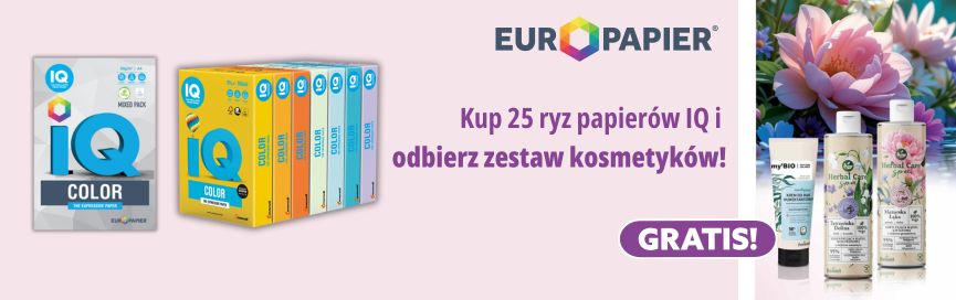 Gazetka promocyjna OSAA 03-04.2025 – papier kolorowy IQ Color w super cenach