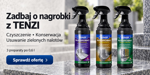 TENZI — czyszczenie i pielęgnacja nagrobków