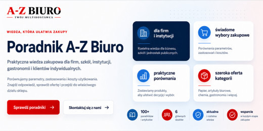 Poradnik A-Z Biuro – kupuj świadomie