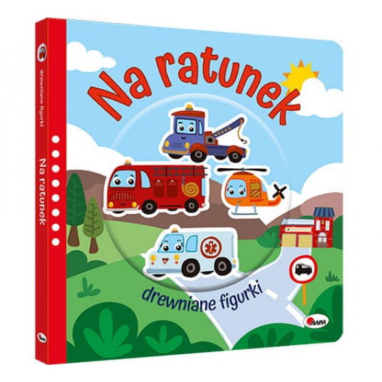 Drewniane Figurki Na Ratunek książeczka kartonowa dla małych odkrywców
