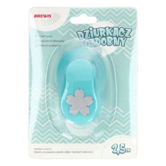 Dziurkacz ozdobny 2,5 cm kwiatek Brewis