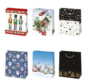 Torebka prezentowa świąteczna 19x23x10,5 – elegancka i praktyczna